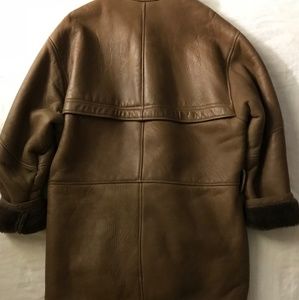 Mens shearling coat